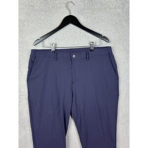 Public Rec Pants Mens 36x32 Blue Performance Stretch Golf Travel Athletic Chino